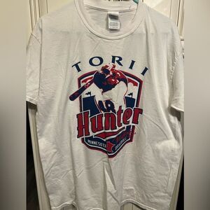 Minnesota Twins MLB Torii Hunter Vintage T Shirt Size L